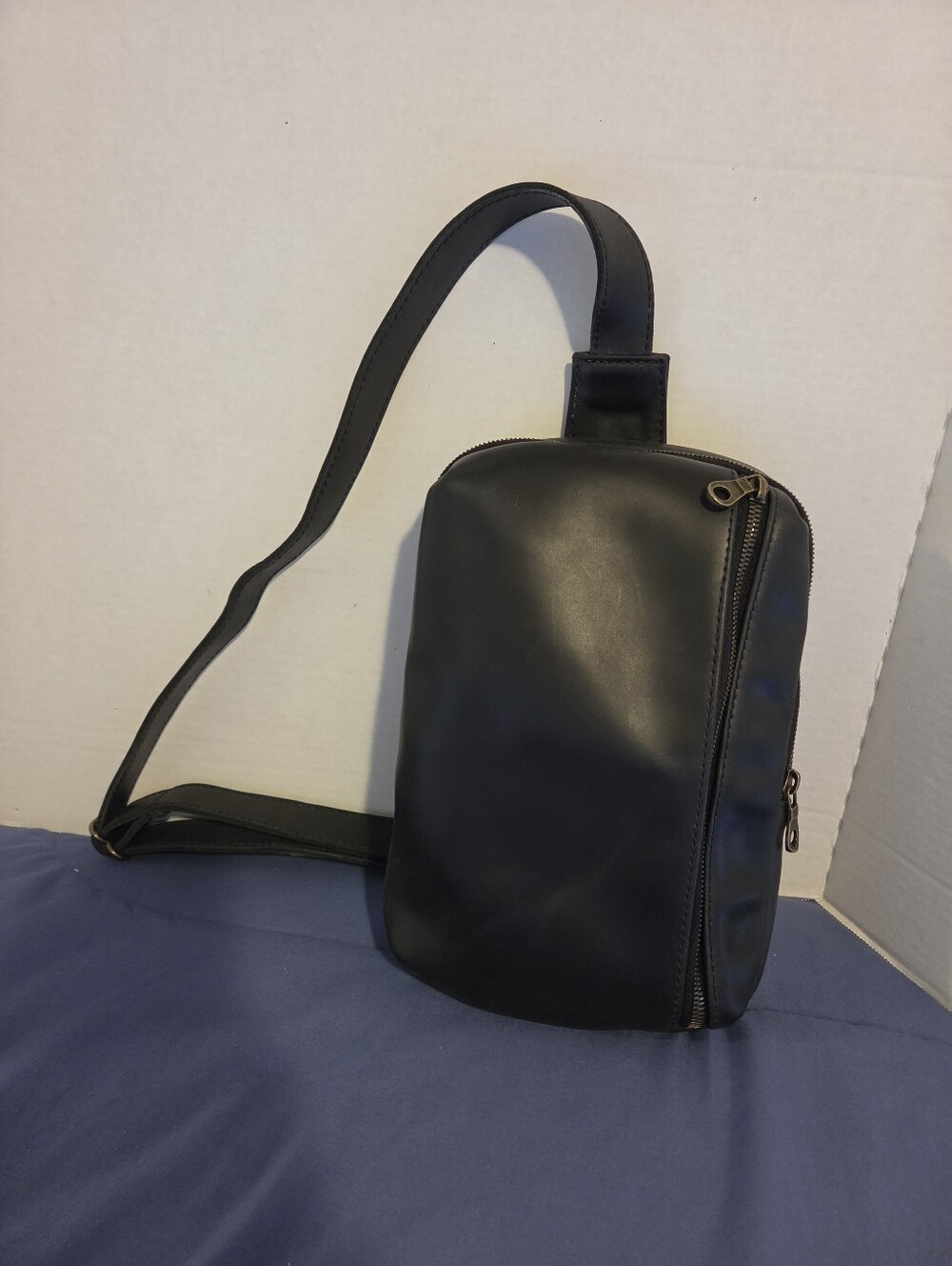 Parker Clay Leather Sling Bag